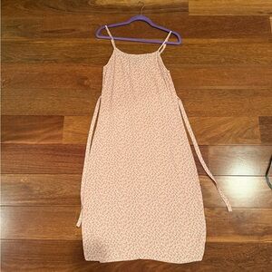 Brandy Melville Light Pink Floral Dress